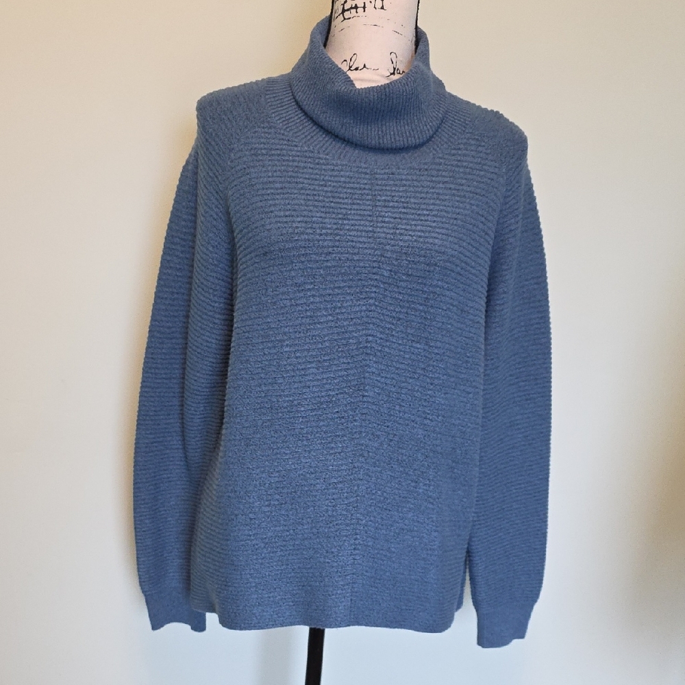 Kuhl Women's Blue Cowl Neck Sweater